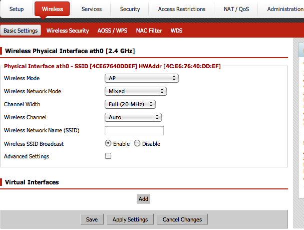 Cloakbox SSID